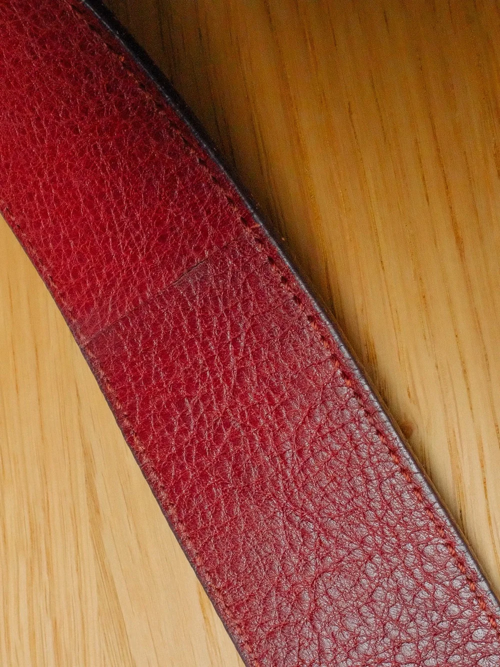 Alexander McQueen Extra Long Burgundy Leather Wrap Belt 74”